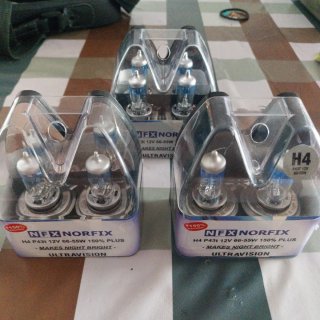 Lámparas H-4  +150%