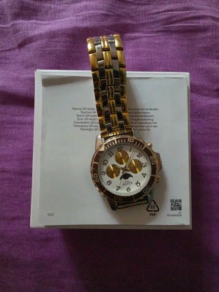 Reloj ALTEX Hombre Dorado y Plateado