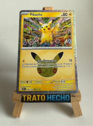 30 Aniversario Pikachu 18/30 🇪🇸 TCG Cartas Pokemon.