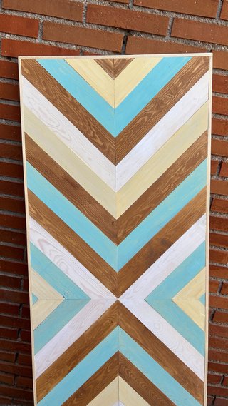 Cabecero artesanal madera 150x60 cm