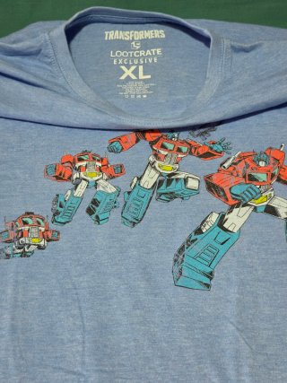 Camiseta Transformers Loot Crate XL Nueva