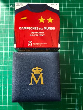Moneda Plata Mundial 2026 España Campeones