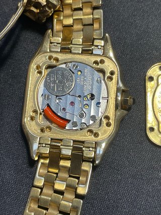 Reloj Cartier Panthère Oro 18k Diamantes