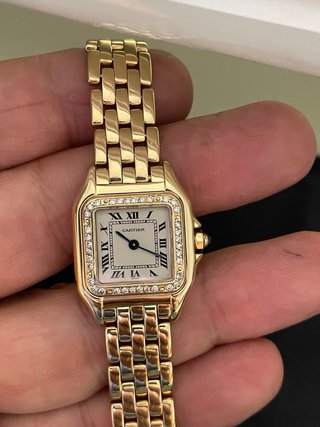 Reloj Cartier Panthère Oro 18k Diamantes