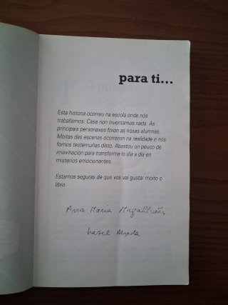 Libro Unha aventura na escola