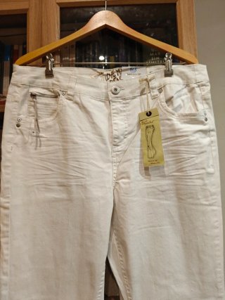 Pantalón vaquero blanco MsMode Boot Leg T-46