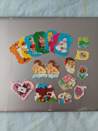 Lote de Cromos Antiguos de Picar