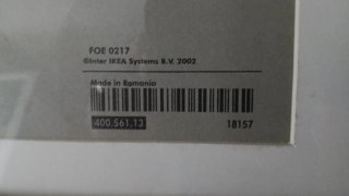 Marco Ribba Ikea para 3 fotos