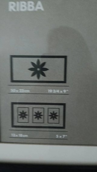 Marco Ribba Ikea para 3 fotos