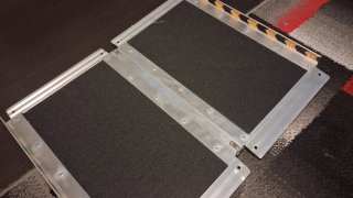 Rampa Plegable VEVOR Aluminio Silla Ruedas, motos