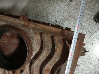 Insert de chimenea metálico