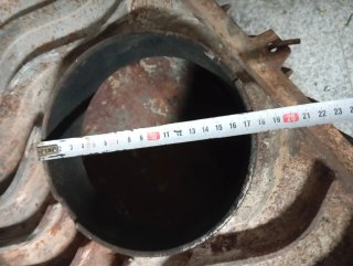 Insert de chimenea metálico