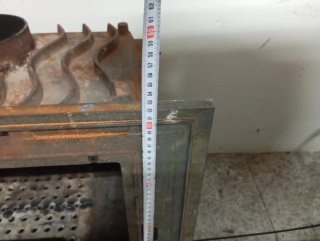 Insert de chimenea metálico
