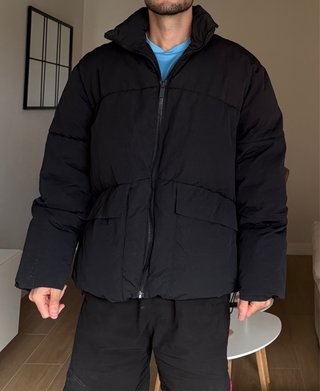 Abrigo Zara Negro Talla M Hombre