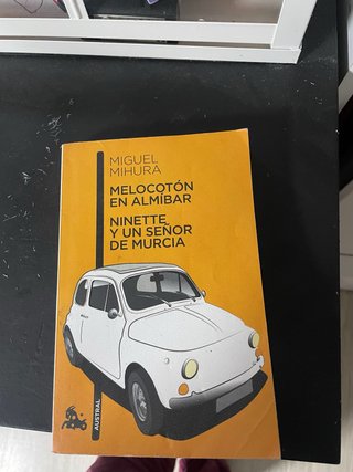 Libro melocotón en almíbar
