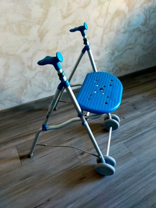 Andador para mayores azul
