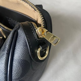 Borsa Coach nera monogram