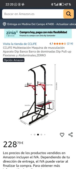 Máquina de musculación CCLIFE