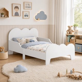 Letto Montessori per Bambini 3-8 Anni, 143.5x74.5