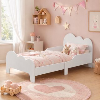 Letto Montessori per Bambini 3-8 Anni, 143.5x74.5