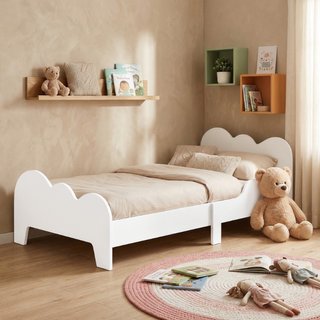 Letto Montessori per Bambini 3-8 Anni, 143.5x74.5