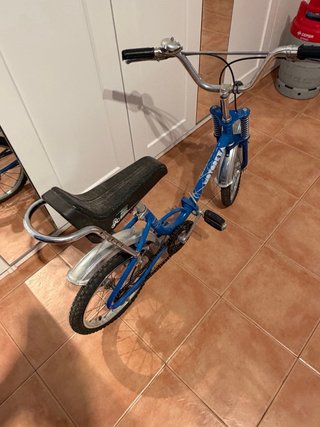 Bicicleta Motoreta Azul