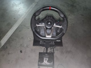 Volante PS4 con Pedales y Base de Hierro
