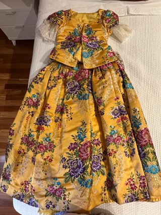 Traje de Fallera Siglo XIX Melocotón