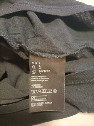 Camiseta NASA Negra