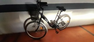 Bicicleta de Paseo Urbana Negra