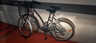 Bicicleta de Paseo Urbana Negra