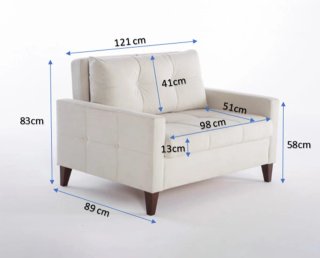 Sofá Cama Azul