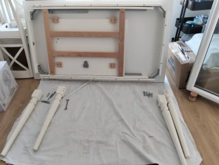 Mesa Extensible Blanca