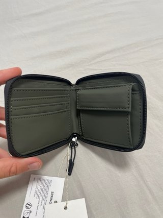 Cartera Springfield Negra y Verde Oliva