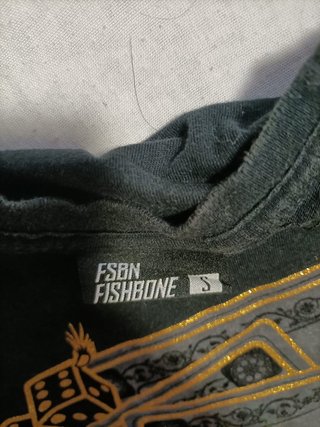 Camiseta Negra con Estampado de Póker