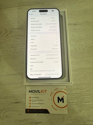 iPhone 15 Pro Max 512GB ESIM