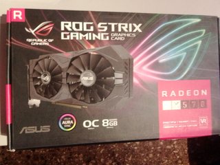 Tarjeta Gráfica ASUS ROG Strix RX570 8GB