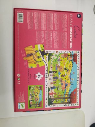 Puzzle Observation & Poster 54 piezas DJECO