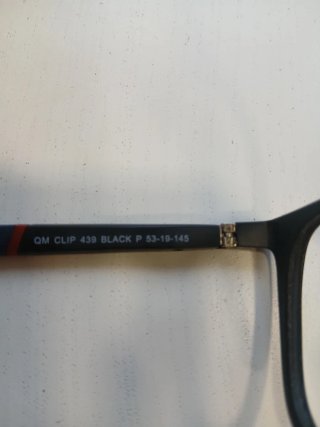 Gafas Quebramar Hombre negro azul con clip sol