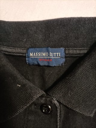 Camisa sin mangas Massimo Dutti negra