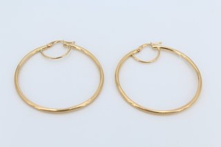Pendientes de Aro Grandes en Oro 18k.R:04-00170.