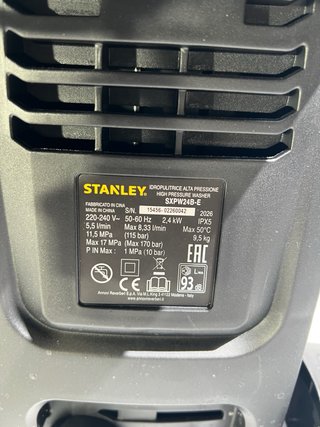 Hidrolimpiadora Stanley SXPW24B
