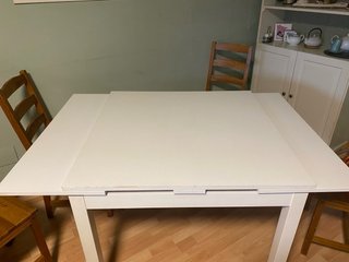 Mesa extensible cuadrada IKEA BJURSTA