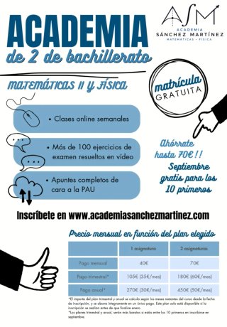 Clases online 2° Bach