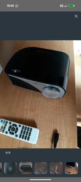 Proyector HD con HDMI 10metros