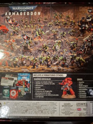Warhammer Armageddon Orkos con extras