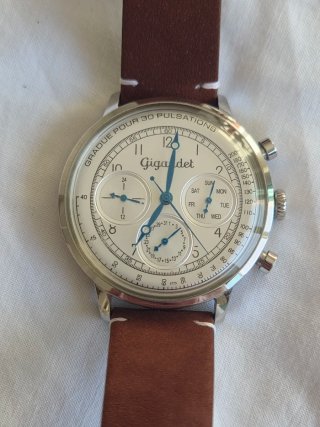 Reloj Gigandet Cronógrafo Esfera Blanca