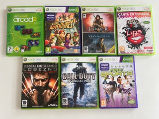 PACK 7 JUEGOS XBOX 360 | FABLE II + HALO 3, COD +