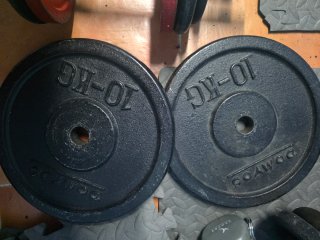 Discos de pesa 10 kg (2 unidades)