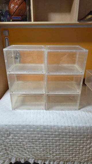 Cajas organizadoras transparentes zapatillas